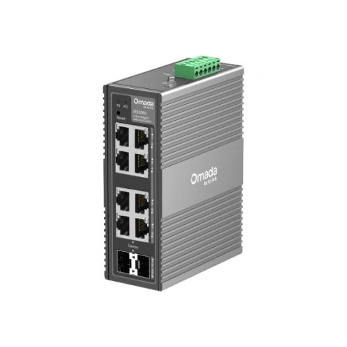 Switch TP-LINK IES208G, 8 porturi, Gray - Imagine 1