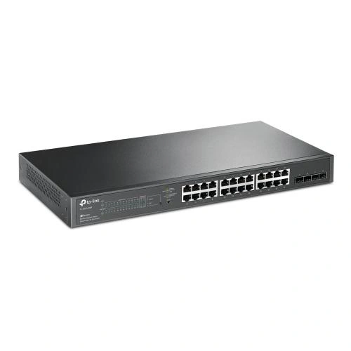 TP-LINK Switch TP-LINK JetStream TL-SG2428P, 24 porturi, PoE+, Black - IT-Fashion.ro