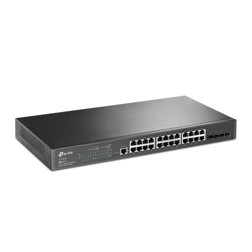 TP-LINK Switch TP-LINK JetStream TL-SG3428, 24 porturi, Black - IT-Fashion.ro