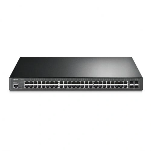 Switch TP-LINK JetStream TL-SG3452P, 48 porturi, PoE, Black - Imagine 1