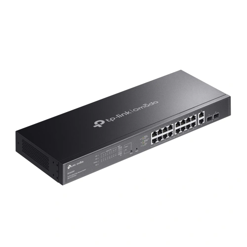 Switch TP-LINK Omada ES220GMP, 16 porturi, PoE, Black - Imagine 4