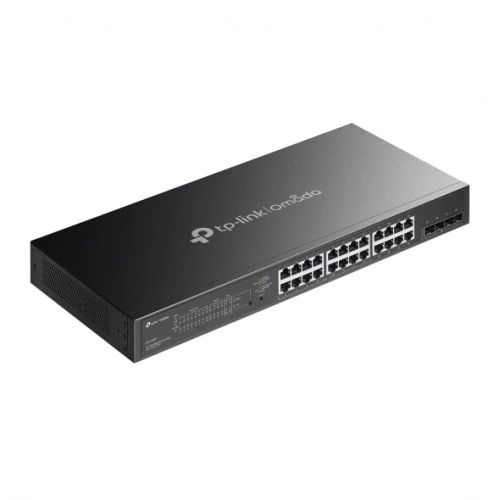 Switch TP-LINK SG2428LP JetStream Smart Managed PoE+ 1Gbps, 150W, Black - Imagine 3