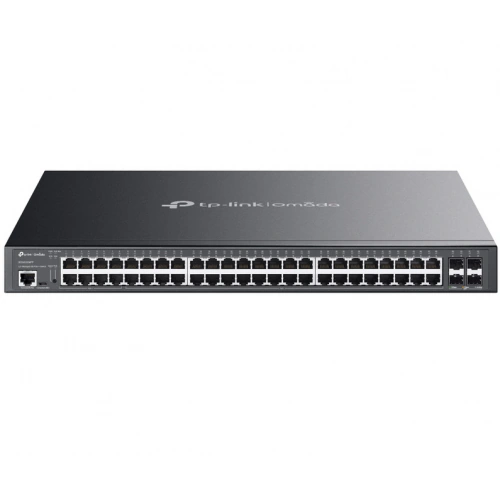 Switch TP-LINK SG3452XMPP, 48 porturi (40 PoE+, 8 PoE++), Black - Imagine 1