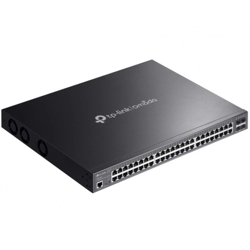 Switch TP-LINK SG3452XMPP, 48 porturi (40 PoE+, 8 PoE++), Black - Imagine 3