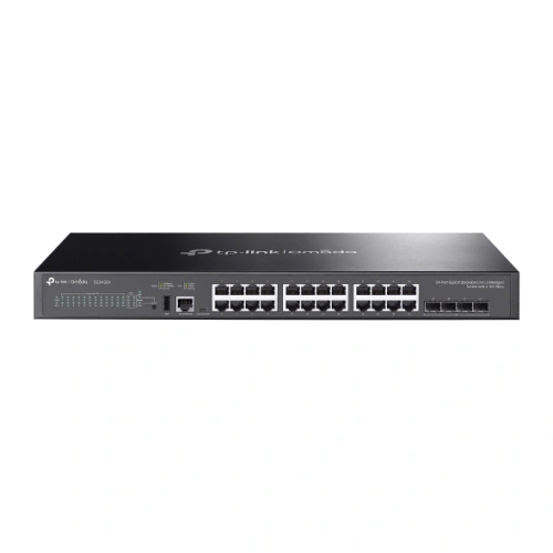 Switch TP-LINK SG5428X, 24 porturi, Black - Imagine 1