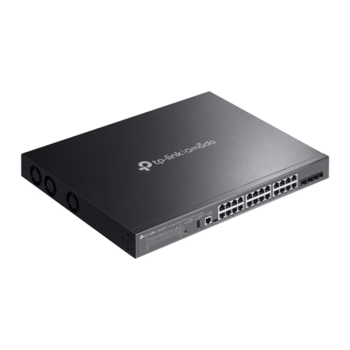 Switch TP-Link SG5428XMPP, 24-Port Gigabit Managed PoE++, 4x 10G SFP+ Slots, 500W, Black - Imagine 4