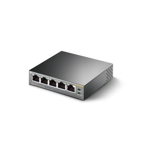 Switch TP-LINK TL-SF1005P, 5 porturi (4 PoE), Gray - Imagine 5
