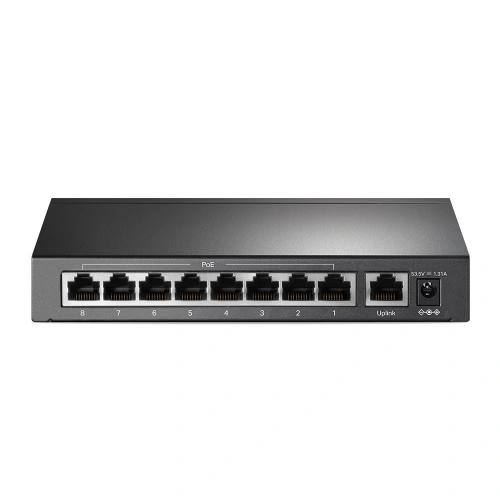 Switch TP-LINK TL-SF1009P, 8 porturi, PoE+, Black - Imagine 3