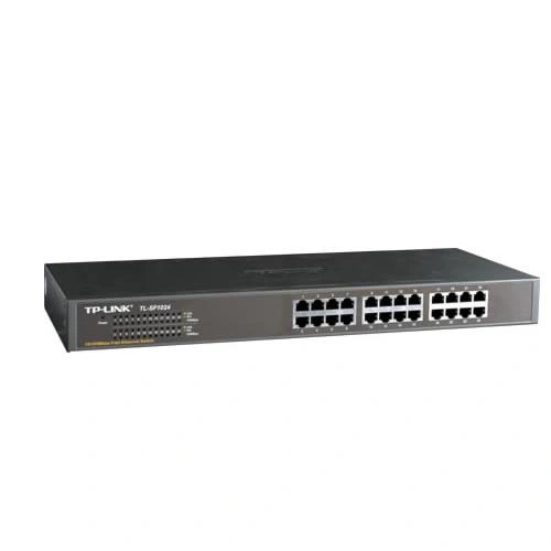 Switch TP-LINK TL-SF1024, 24 porturi 10/100Mbps, Black - Imagine 1