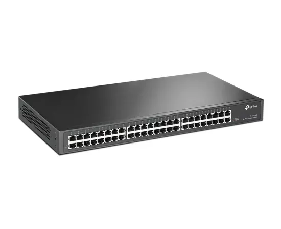 TP-LINK Switch TP-LINK TL-SG1048, 48 port 10/100/1000Mbps, Negru - IT-Fashion.ro
