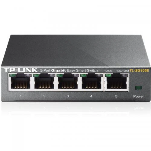 Switch TP-LINK TL-SG105E, 5 porturi, Black - Imagine 1