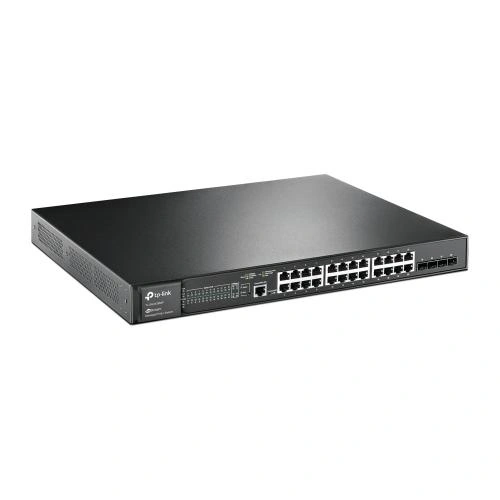 TP-LINK Switch TP-LINK TL-SG3428MP, 24 porturi, Gigabit PoE+, Black - IT-Fashion.ro