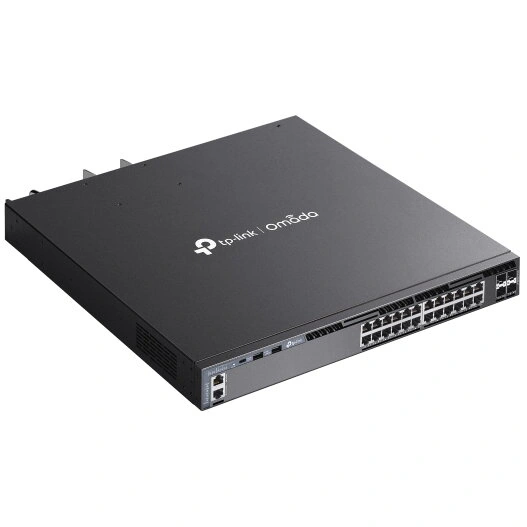 Switch TP-Link TL-SG6428X, 24-Port Gigabit L3 Managed with 4x 10G SFP+ Slots, Omada SDN, Black - Imagine 4
