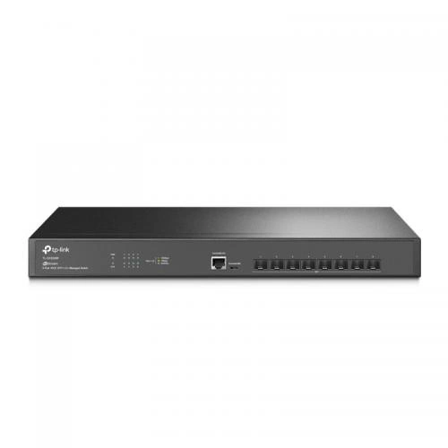 TP-LINK Switch TP-LINK TL-SX3008F, 8 porturi, Black - IT-Fashion.ro