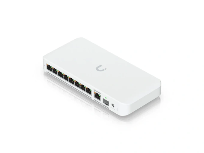 Switch Ubiquiti Flex 2.5G 8 porturi, 8×2.5 GbE, 10 GbE RJ45/SFP+, Layer 2, Compact - Imagine 4