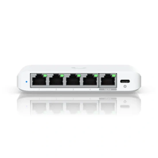 UBIQUITI Switch UBIQUITI UniFi cu 5 porturi 2.5G, managed, carcasa plastic - USW-Flex-2.5G-5 - IT-Fashion.ro