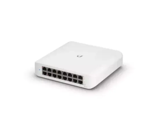 Switch UBIQUITI Unifi USW-LITE-16-POE, 16 porturi, PoE, L2, Alb - Imagine 1