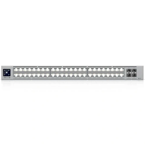 UBIQUITI Switch UBIQUITI USW-Pro-XG-48-PoE, 48 porturi, PoE, Silver - IT-Fashion.ro