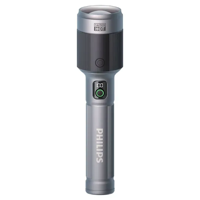 Lanterna LED PHILIPS PH-SFL5102, 60 W, 2200 lm, 9000 mAh, Gri - Imagine 1
