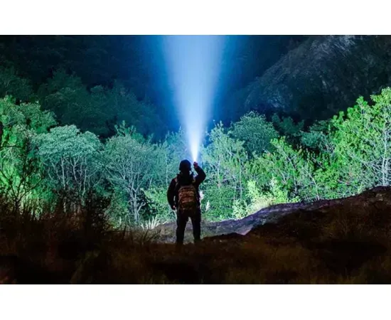 Lanterna LED SUPERFIRE L20, 5000lm, 60 W, incarcare USB-C, Negru - Imagine 4