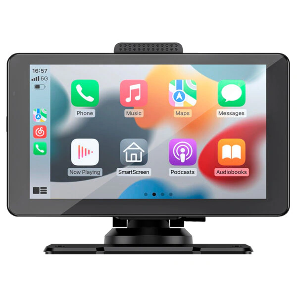 Stație multimedia auto KRUGER&MATZ KM2020, ecran tactil, 7 Inch, Android Auto / Apple CarPlay, Black - Imagine 1
