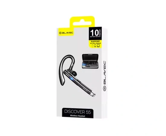 Casca Bluetooth BLAVEC DISCOVER 55, Black - Imagine 5