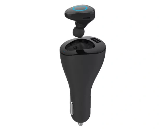 KRUGER & MATZ Casca cu incarcator auto KRUGER & MATZ KM0397 K1, Bluetooth 4.1, Negru - IT-Fashion.ro