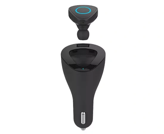 Casca cu incarcator auto KRUGER & MATZ KM0397 K1, Bluetooth 4.1, Negru - Imagine 3