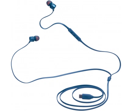 Casti cu fir JBL Tune 310C, USB-C, Albastru - Imagine 5