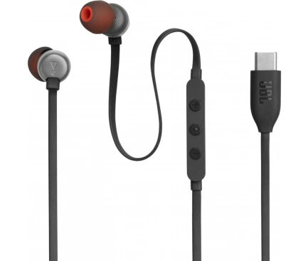 Casti cu fir JBL Tune 310C, USB-C, Negru - Imagine 1