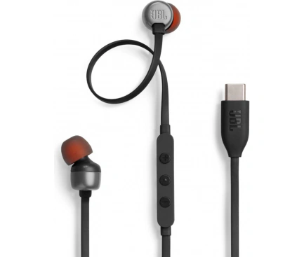 Casti cu fir JBL Tune 310C, USB-C, Negru - Imagine 2