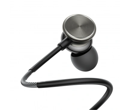 Casti cu fir JOYROOM JR-EW03, Jack 3.5 mm, Gray/Black - Imagine 3