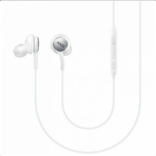 Casti cu fir SAMSUNG AKG Buds GP-TOU021CSKWW, USB-C, White - Imagine 1
