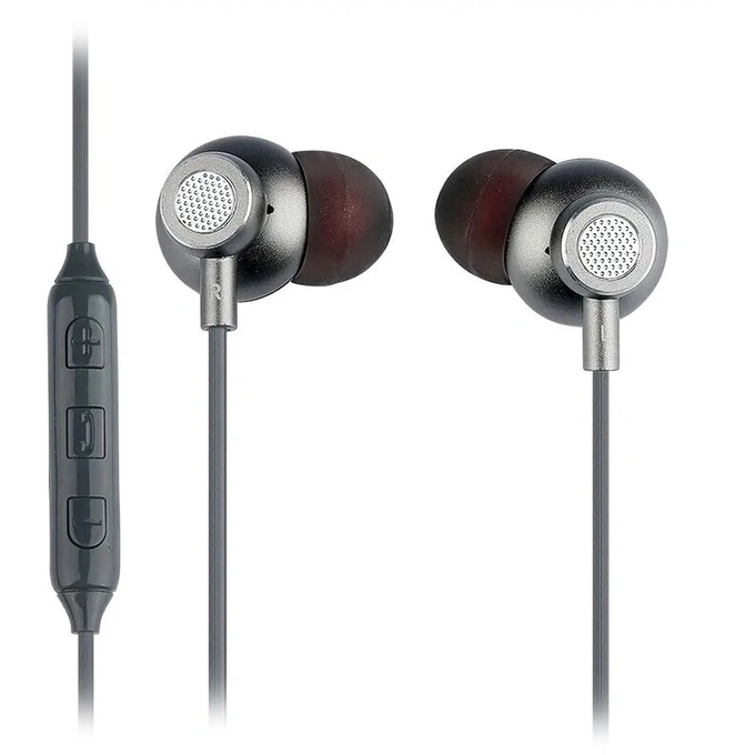 V-TAC Casti cu fir V-TAC SKU-7706, Jack 3.5mm, Gray - IT-Fashion.ro