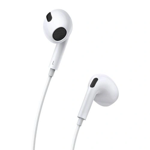 Casti cu microfon BASEUS Encok C17, USB-C, White - Imagine 1