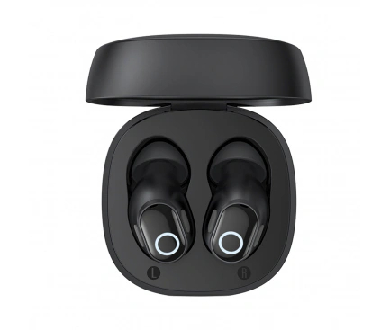 Baseus Casti Handsfree Bluetooth BASEUS Bowie WM02, TWS, Black - IT-Fashion.ro
