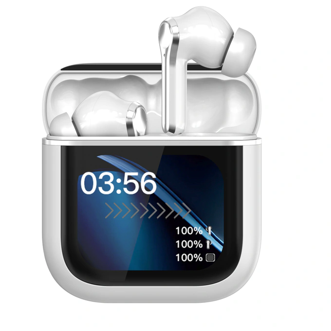 CASTI WIRELESS AKAI BTE-J600 ANC&ENC WHITE - Imagine 4