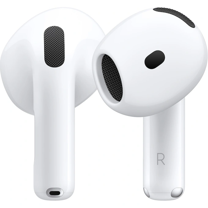 Casti wireless APPLE AirPods 4, Bluetooth, ANC, White - Imagine 1