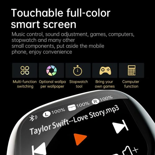 Căști Wireless BlitzWolf BW-FYE16 Plus Touchscreen ANC - Imagine 5