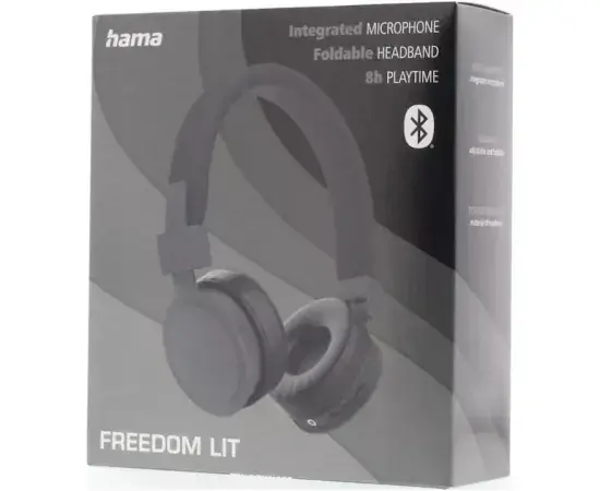 Casti wireless HAMA Freedom Lit, Bluetooth 5.0, Black - Imagine 3