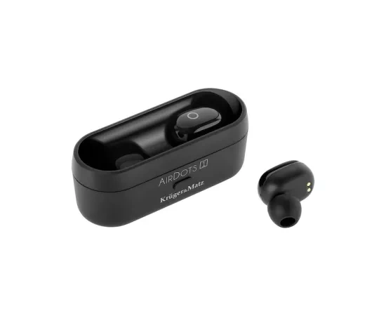 Casti wireless KRUGER & MATZ KMP-AD1, Bluetooth 5.0, Black - Imagine 1