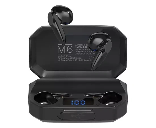 Casti wireless KRUGER & MATZ KMPM6-B, Bluetooth 5.1, Black - Imagine 3