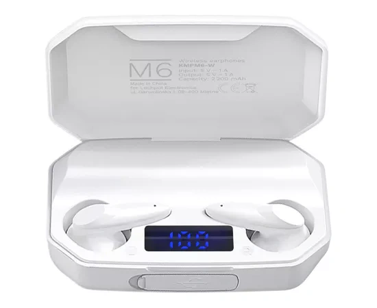 Casti wireless KRUGER & MATZ KMPM6-W, Bluetooth 5.1, White - Imagine 4