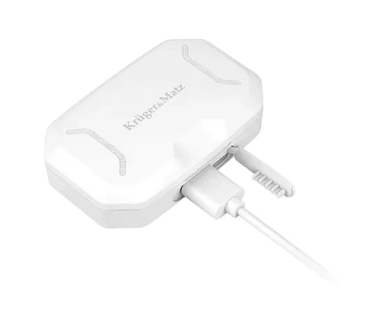 Casti wireless KRUGER & MATZ KMPM6-W, Bluetooth 5.1, White - Imagine 5