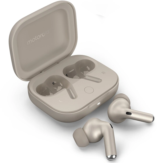 Casti wireless MOTO Buds+ Flute Sound by Bose, Beach Sand - Imagine 6