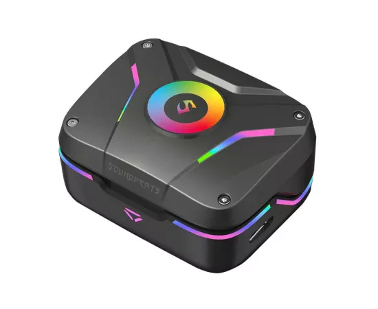 Casti wireless SOUNDPEATS Cyber Gear, RGB, Black - Imagine 3