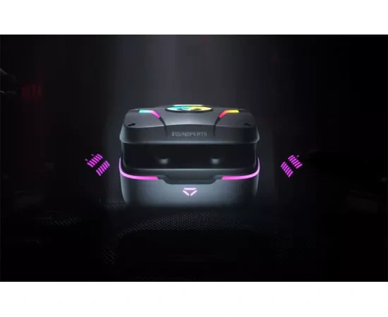 Casti wireless SOUNDPEATS Cyber Gear, RGB, Black - Imagine 4