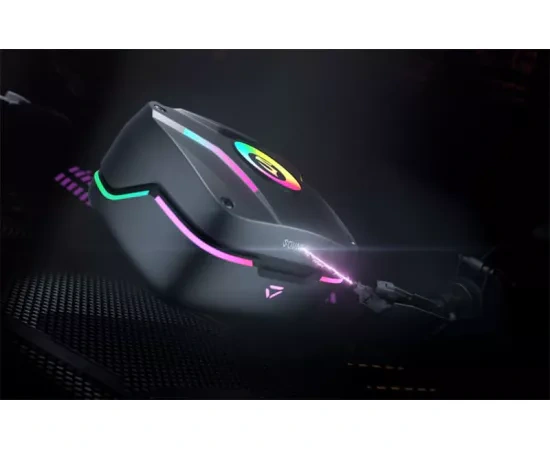 Casti wireless SOUNDPEATS Cyber Gear, RGB, Black - Imagine 7