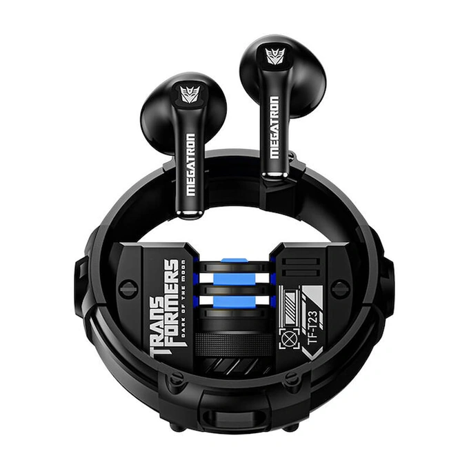 Casti wireless TRANSFORMERS Megatron TF-T23, Bluetooth 5.4, Black - Imagine 1