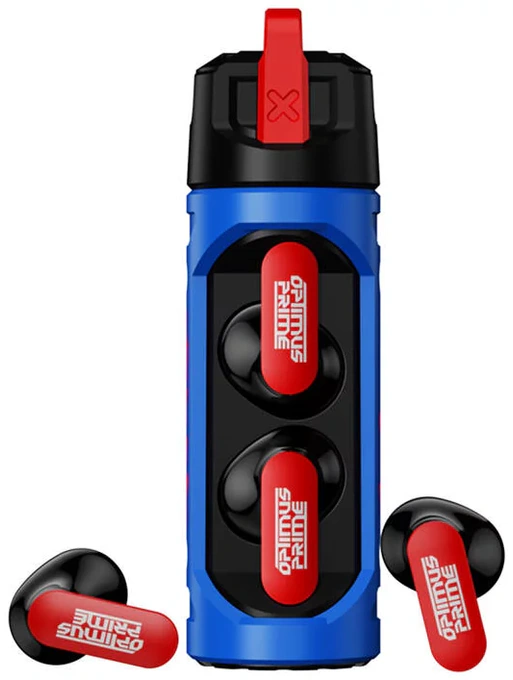 Casti wireless TRANSFORMERS Optimus Prime TF-T11, Bluetooth 5.4, Blue - Imagine 1